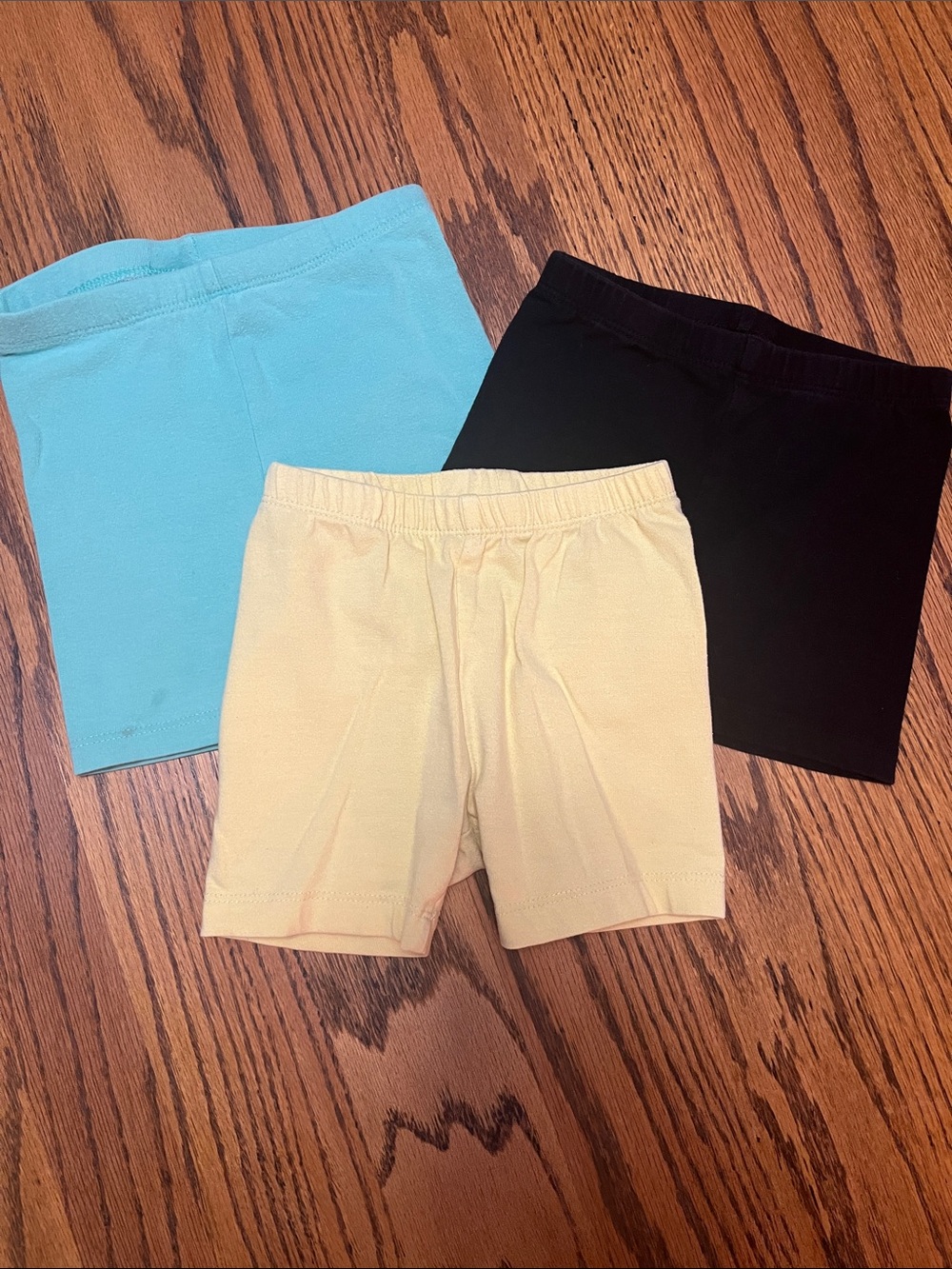 Kids Shorts Set - Black, Light Blue, Cream